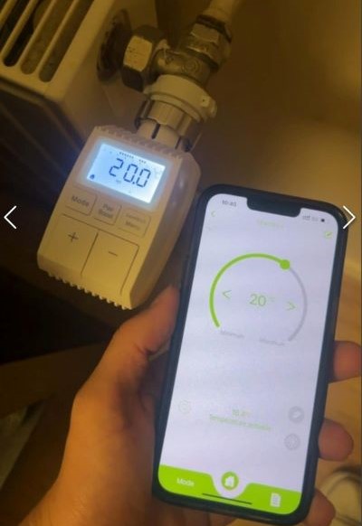 Photo réelle Thermostat connecté